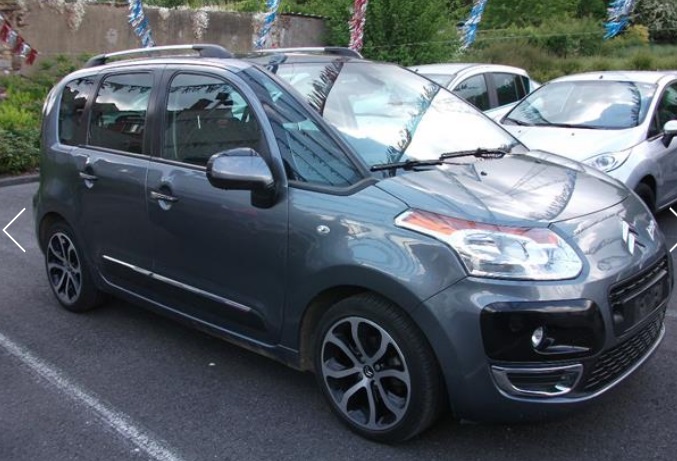 Left hand drive CITROEN C3 PICASSO 1.6 HDI 90 EXCLUSIVE